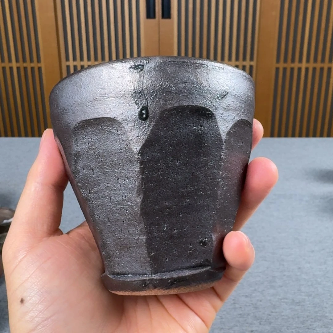 信乐 丸伊 啤酒杯 陶