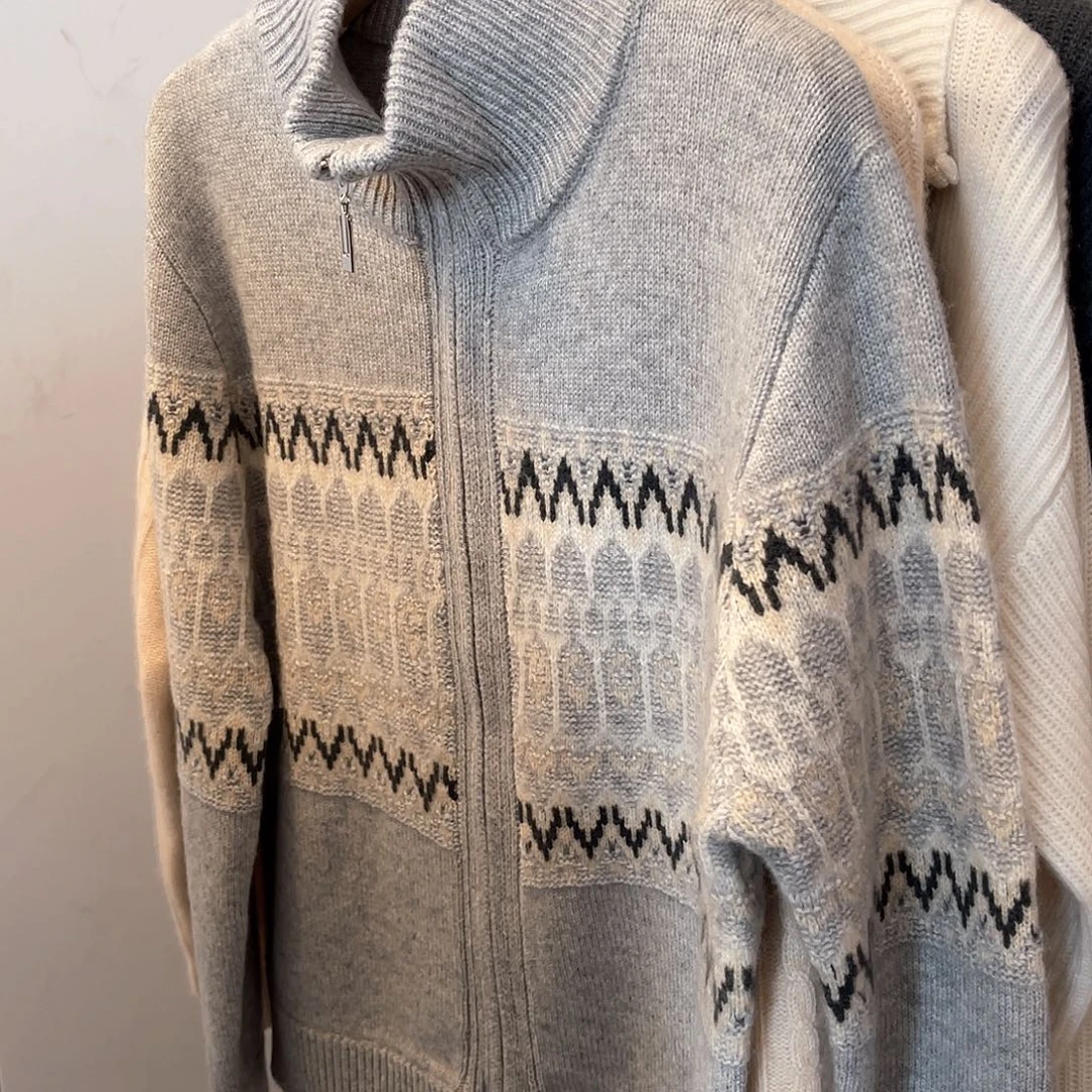 男女同款 菲尔岛羊绒开衫