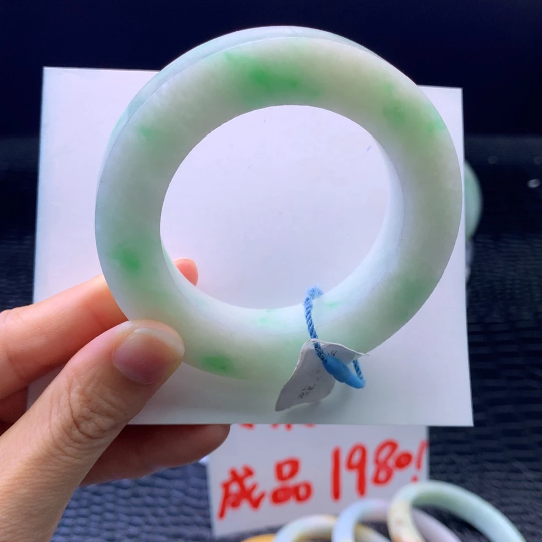 定制翡翠未镶嵌手镯52-63