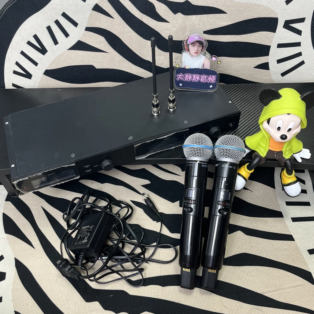 8新 Shure/舒尔 二手舒尔slx beta 58A一拖二功能完好