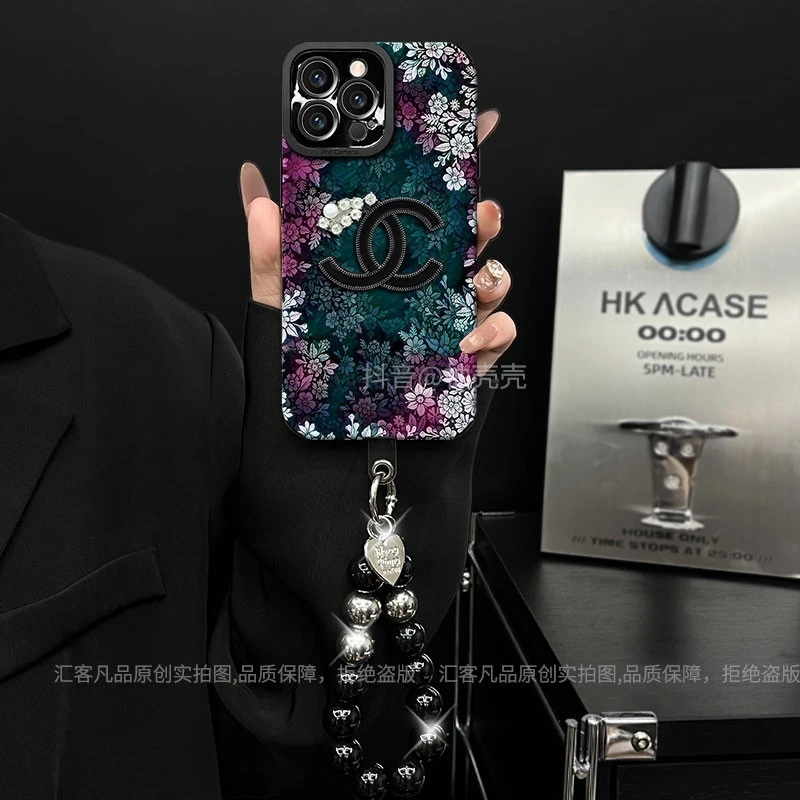 适用【苹果/oppo/华为/vivo/小米】复古蓝红小碎花ins风防摔手机壳