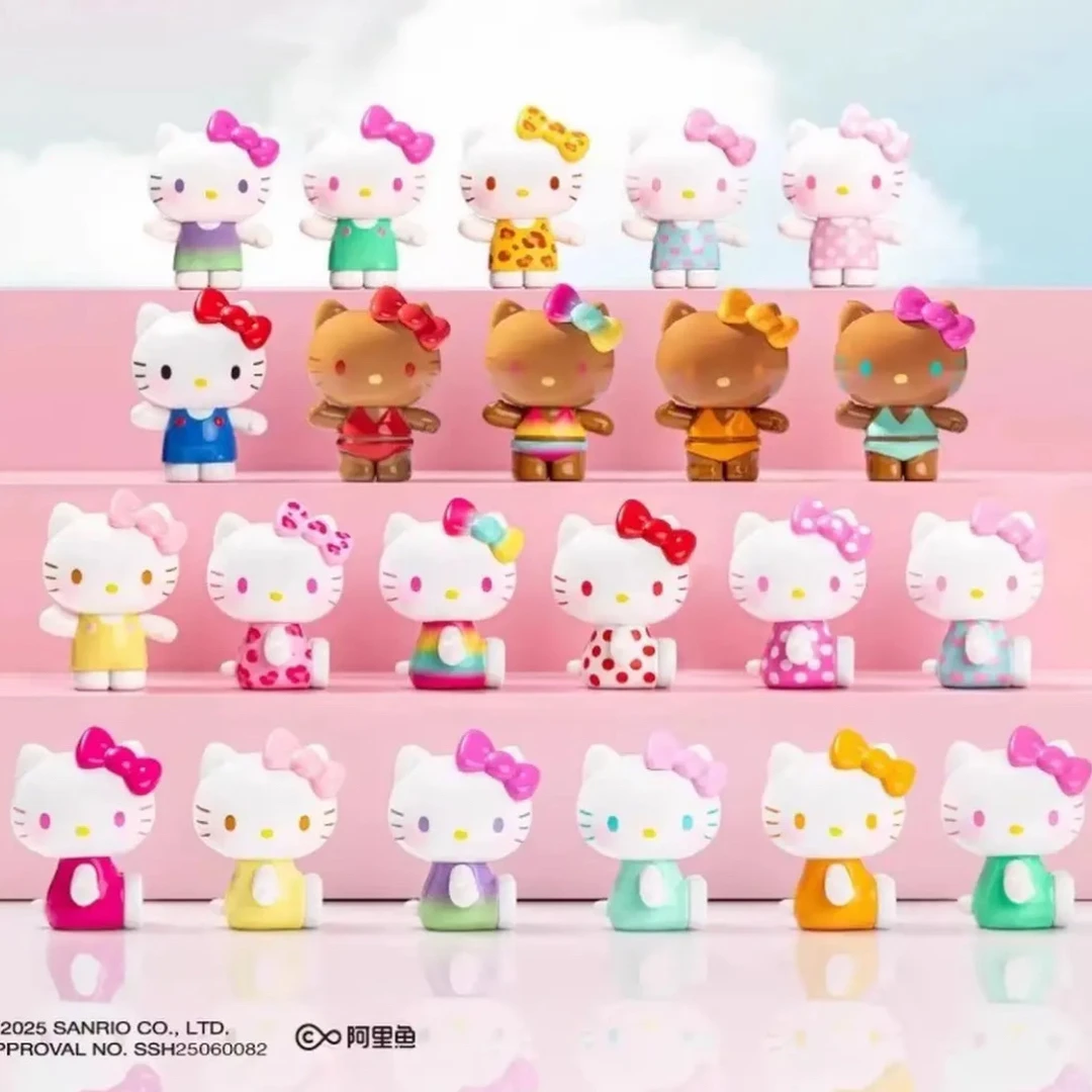 （代拆）Top Toy hello kitty夏日彩虹糖门店版萌粒盲袋可爱摆件