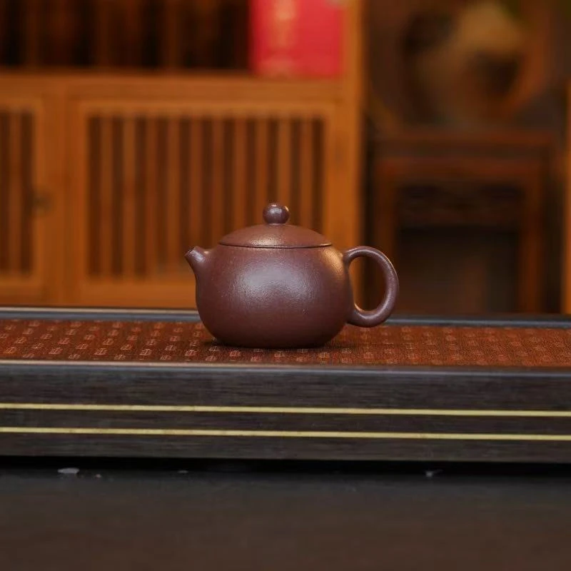 ZQ底槽青[西施200CC]原矿手工紫砂壶