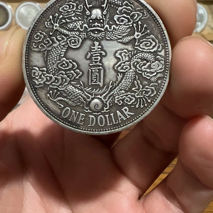 （一家臻藏）可吸翻可吹响龙洋工艺品 精选摆件