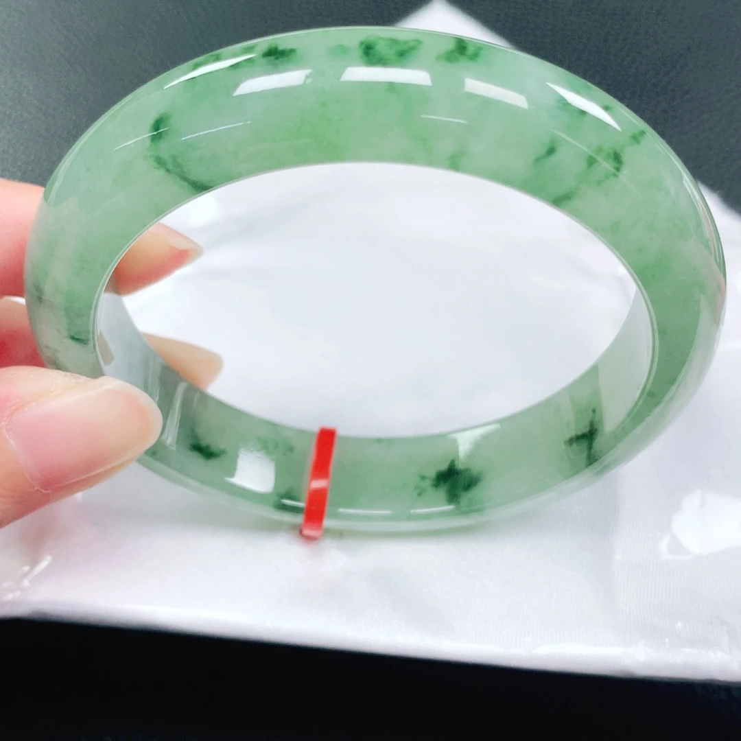 未镶嵌手镯翡翠58圈
