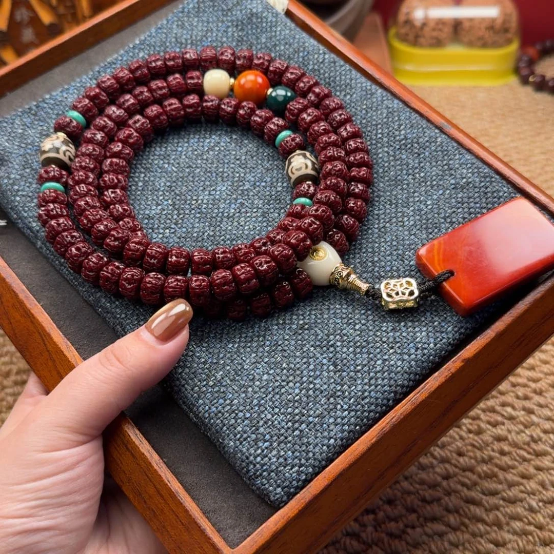 动***！金刚菩提吊坠黑金