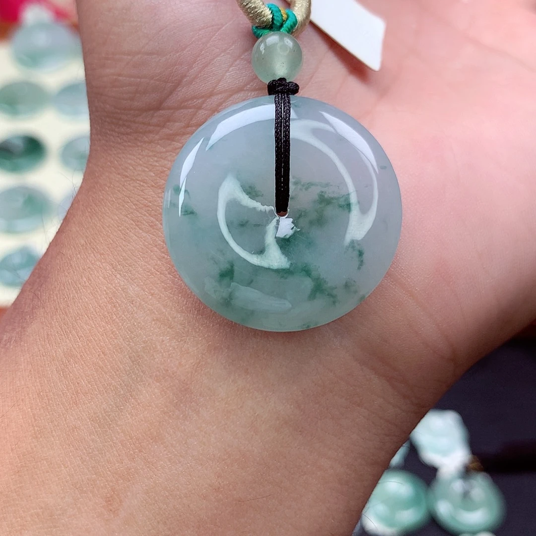 翡翠未镶嵌颈饰45 尺寸29-6.5