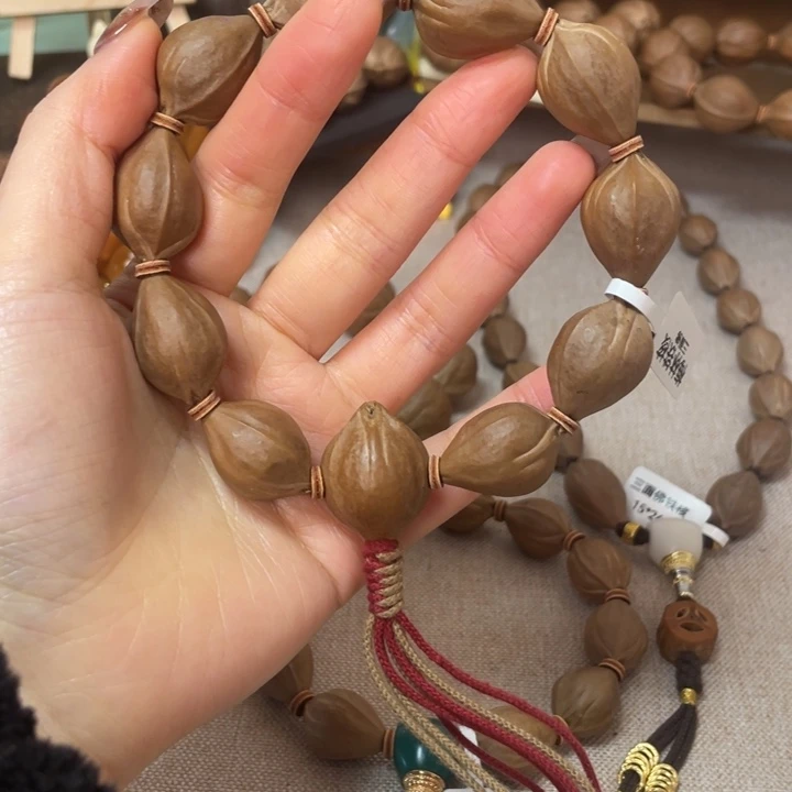 手串/手链橄榄核梅林铁核17.25头货三面佛