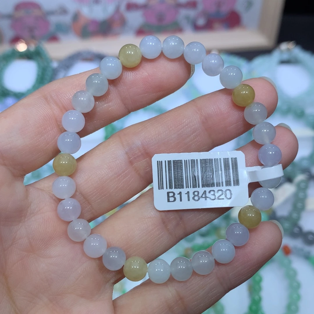 翡翠未镶嵌手链天然