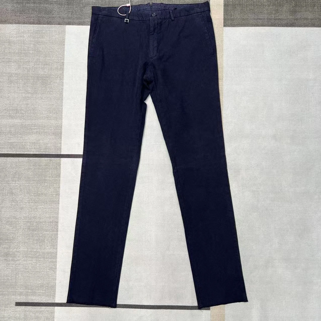 全新未使用 ZEGNA 满印植绒牛仔裤直筒设计舒适休闲裤长款