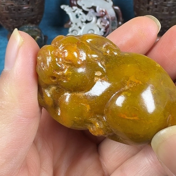 和田玉（糖玉）未镶嵌挂件