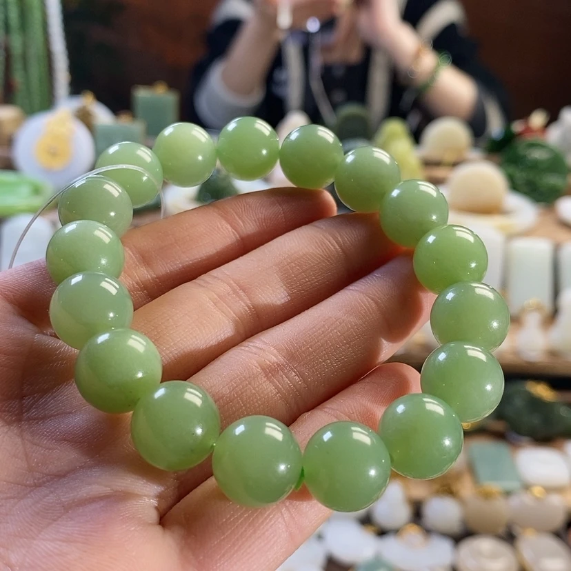 【闪购商品】和田玉手串12mm未镶嵌