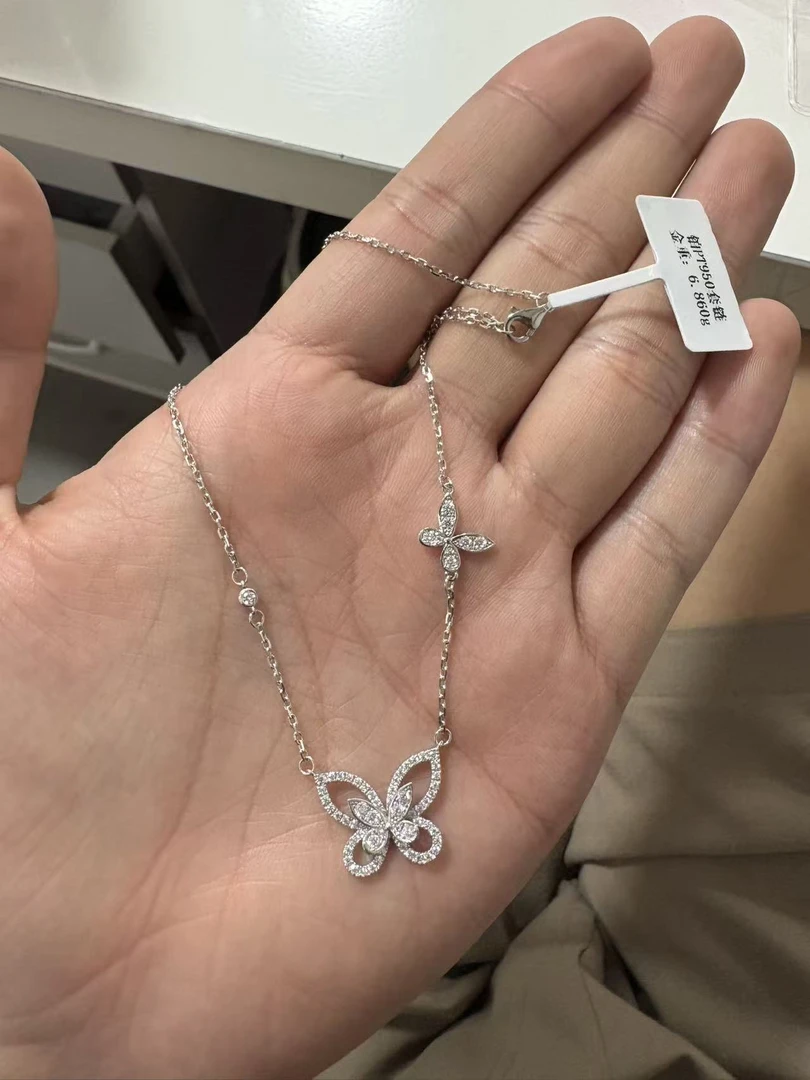 是风是雨链接PT950铂金项链