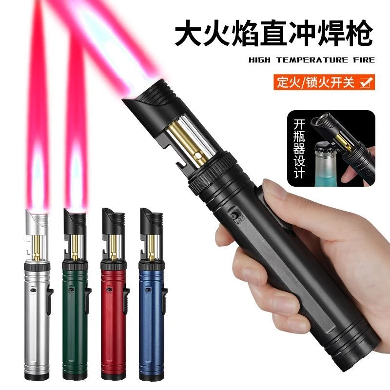 焊枪直冲充气打火机防风烧烤手持喷枪高温点火用具 > 点火器