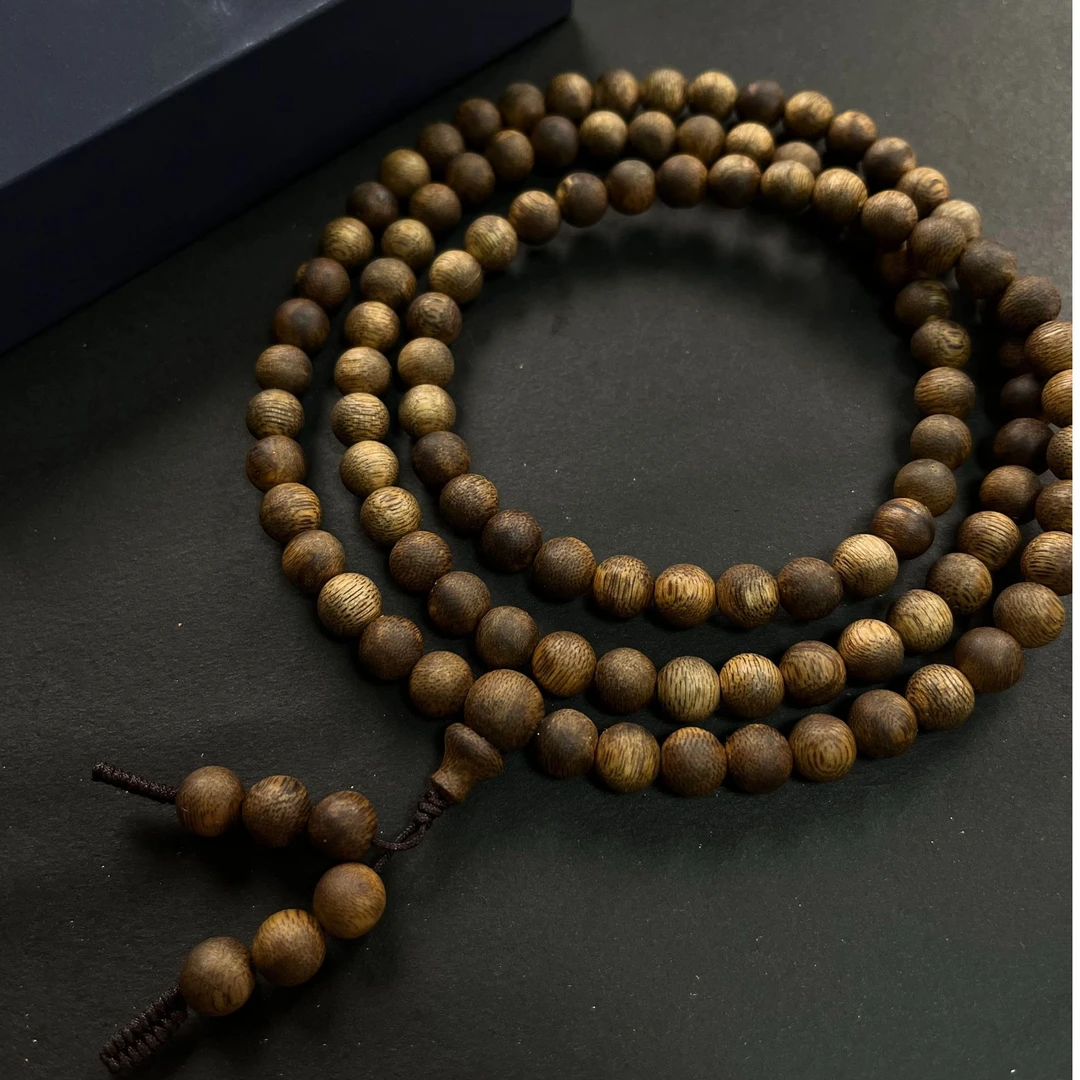 沉香8mm+多圈圆珠沉香手串天然棋楠yw19-465500（多样性发其一）