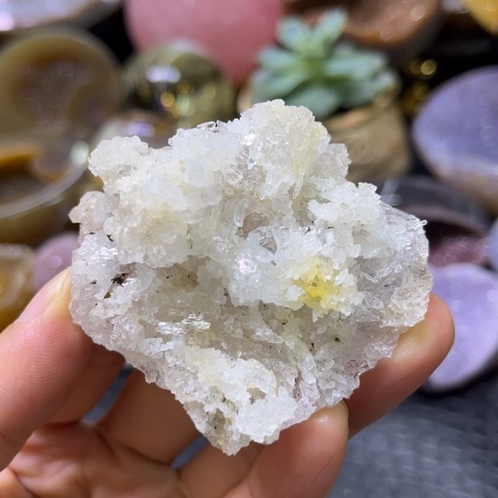未镶嵌水晶发饰奇石白晶