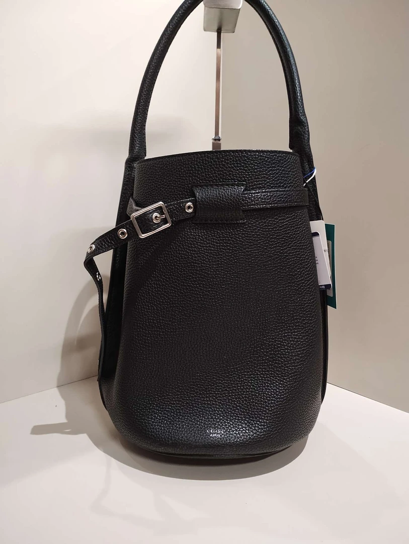 95新 Celine/思琳 【清】3ML819 黑色经典水桶包手提设计轻便实用