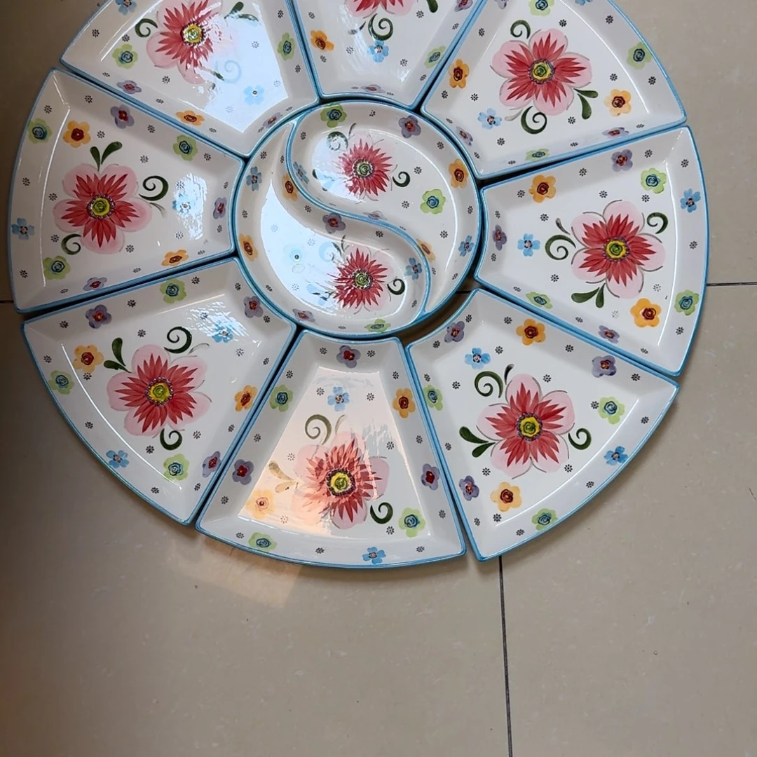 陶瓷安**命清仓8➕1拼盘1套