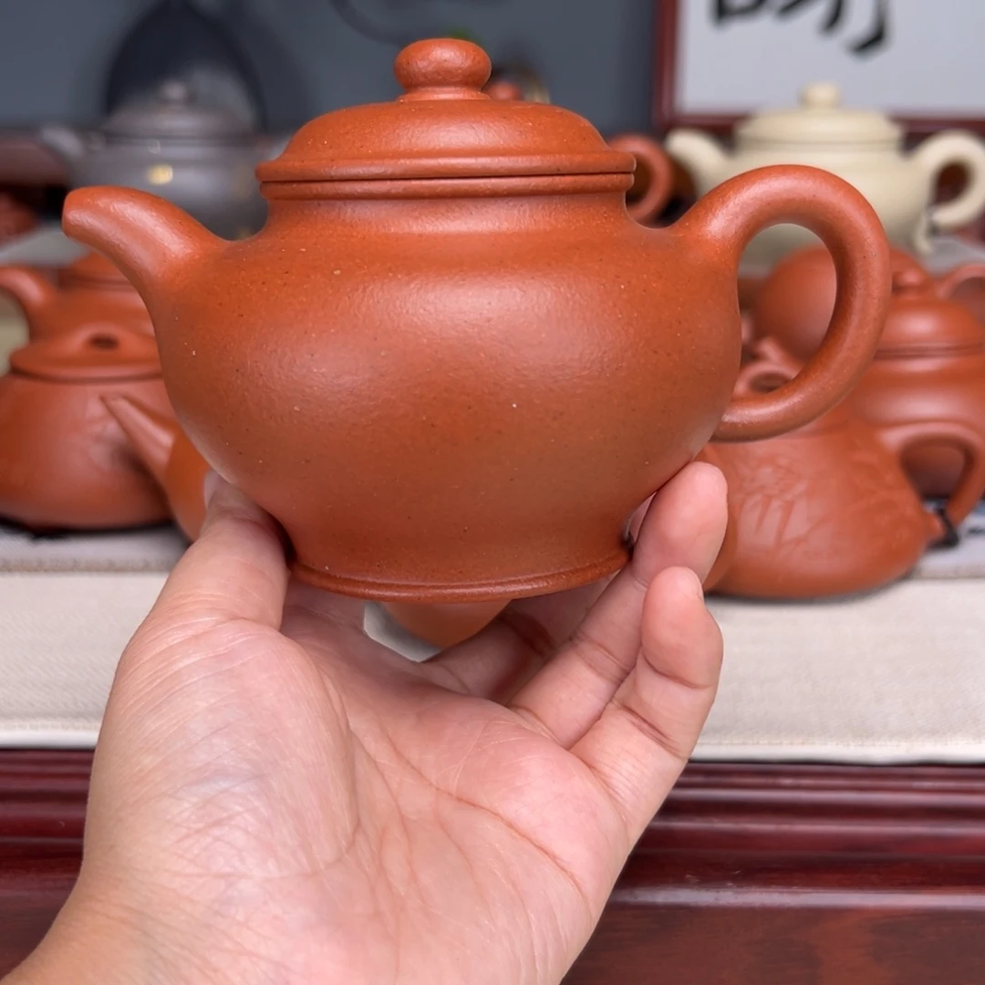 茶壶紫砂宝山红泥300
