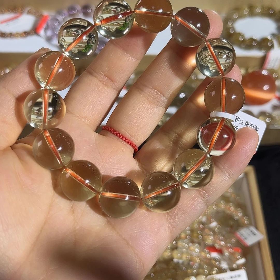 水晶手链未镶嵌晶莹剔透