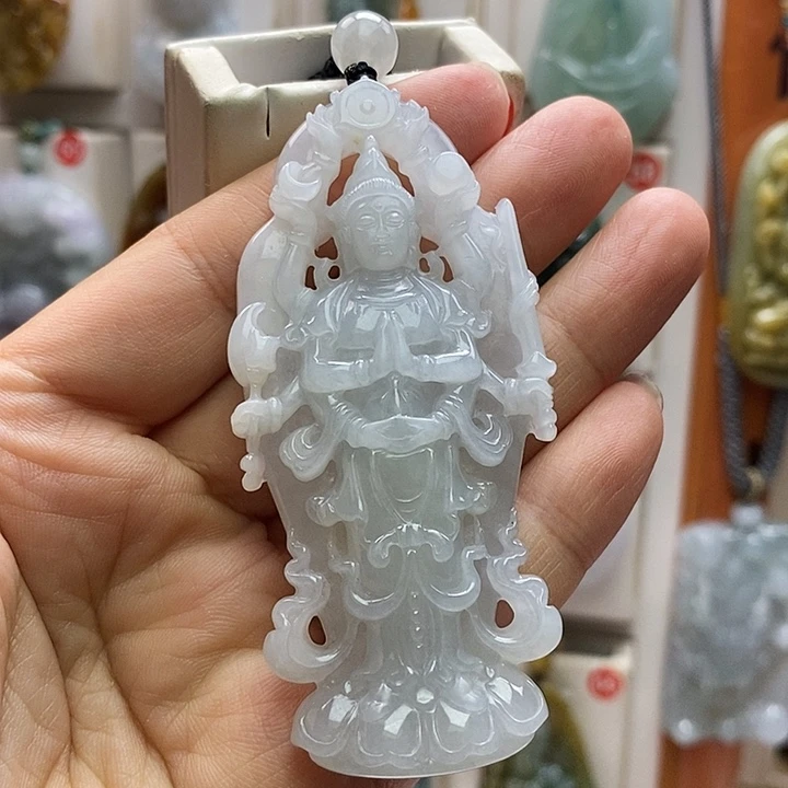 颈饰未镶嵌翡翠千手