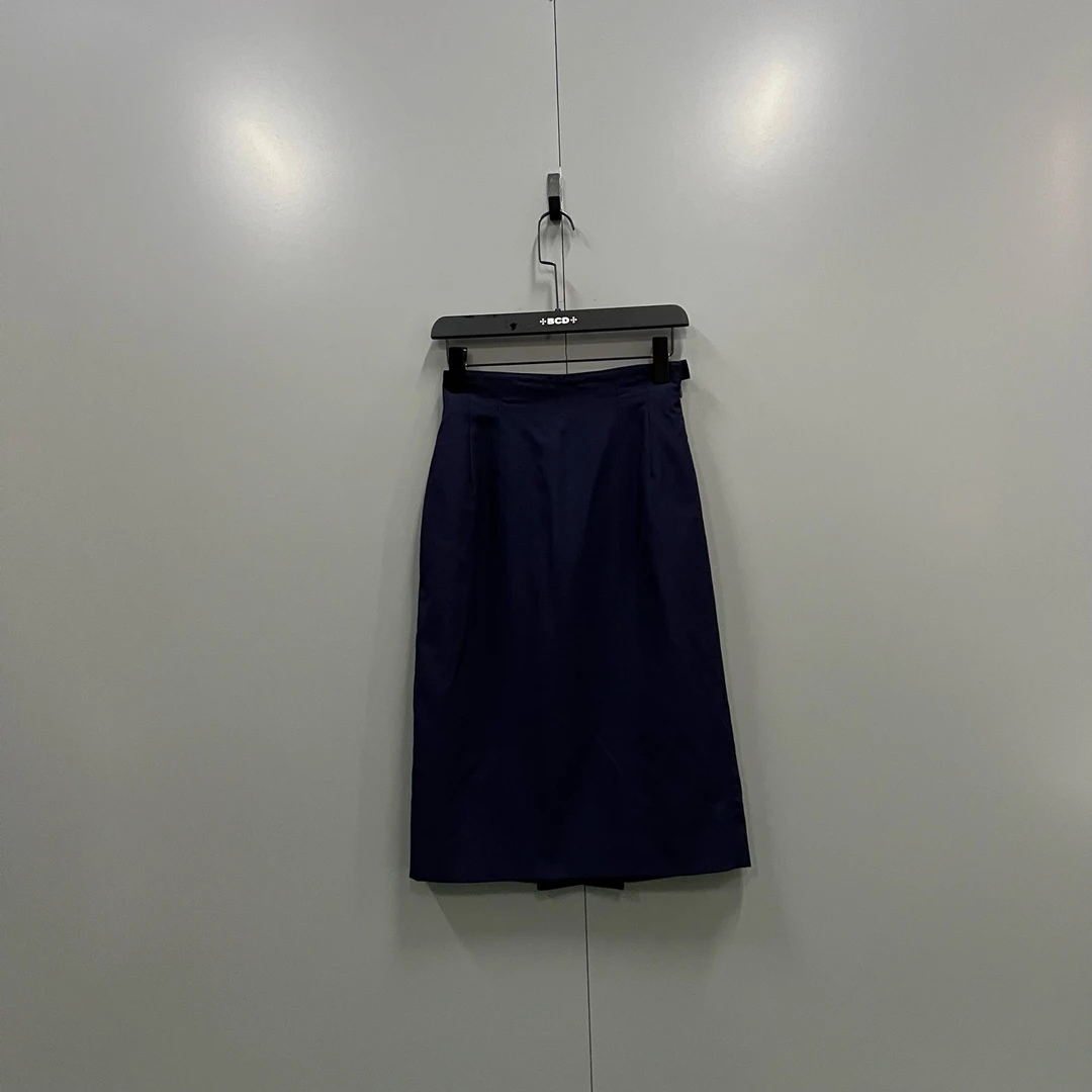 95新 DIOR/迪奥 z6 藏青色半身裙 M码/jc606908