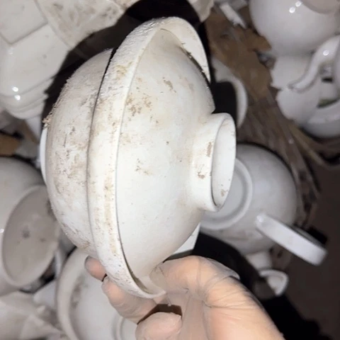 瓷片国营厂库存微瑕16厘米