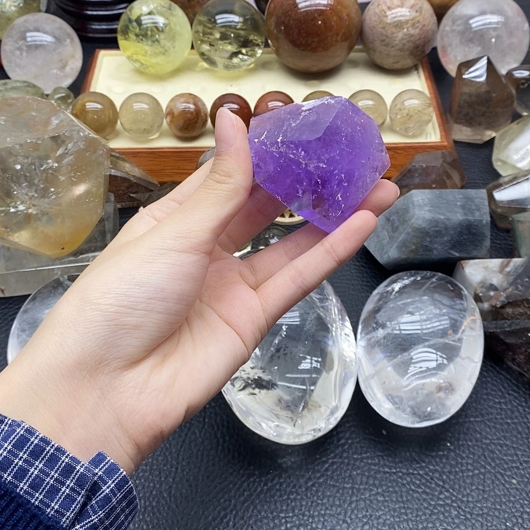水晶未镶嵌珠宝半成品51水晶石