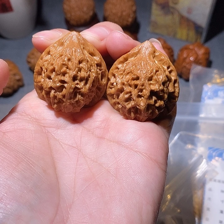 把件文玩核桃全品无修36尺赛金牛