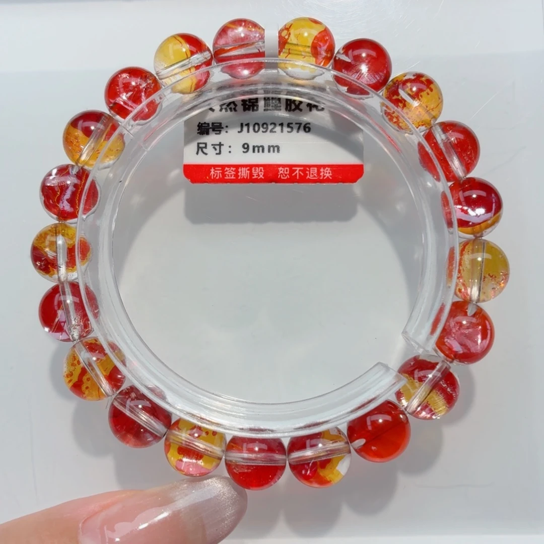水晶手链未镶嵌锦鲤胶花手链