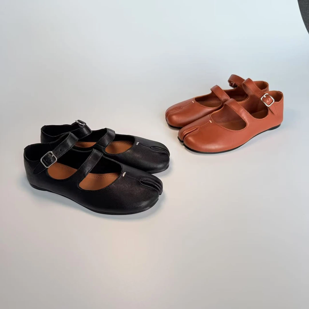 玛丽珍分趾鞋夏季凉鞋女款真皮柔软舒适极简风薄款鞋子MQ6053