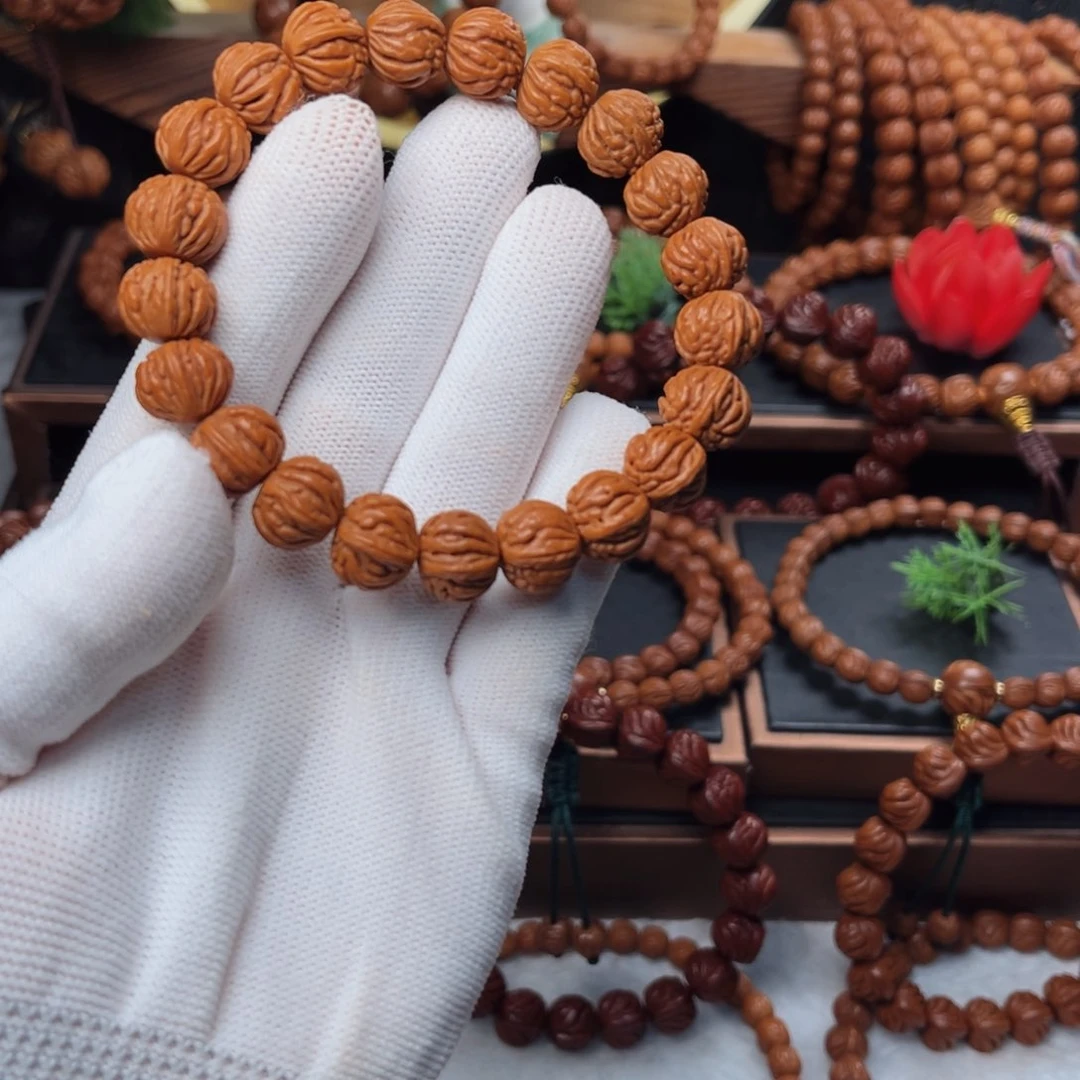 吊坠桃核13火麒麟手串