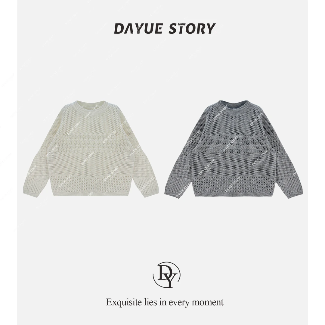 DAYUE【圣多美】髙克重100羊毛~敲好看一件出片！秋冬百搭圆领针织