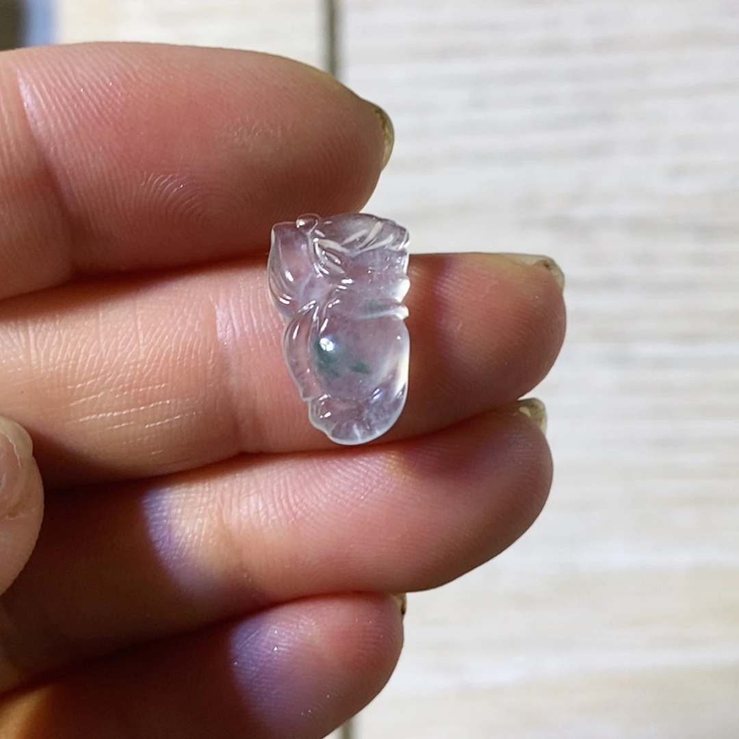 定制翡翠未镶嵌翡翠吊坠