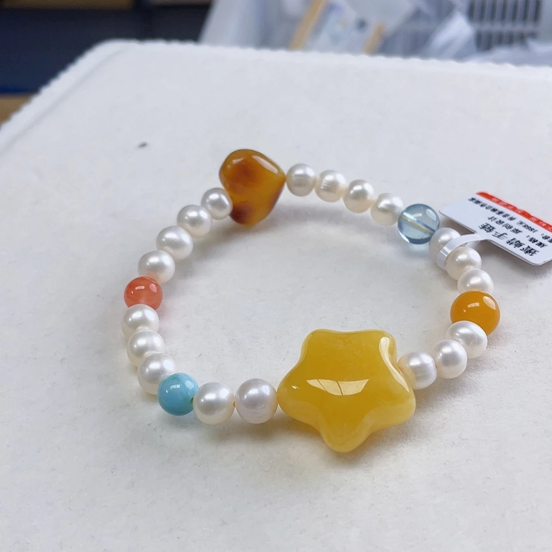 蜜蜡未镶嵌裸石蜜蜡手串