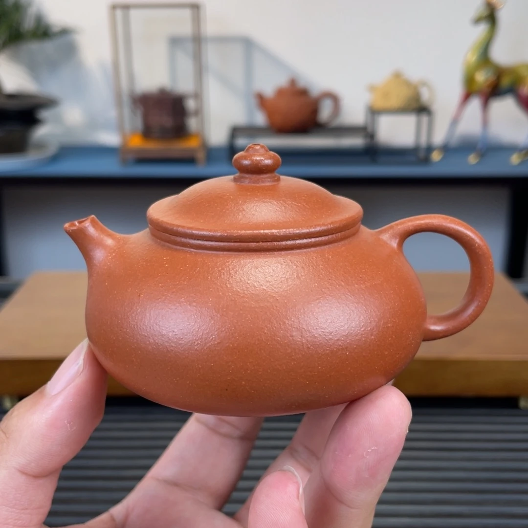茶壶紫砂红降坡寒江150cc