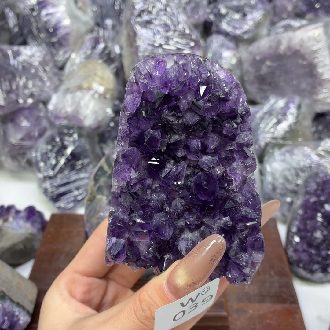 紫晶摆件未镶嵌水晶