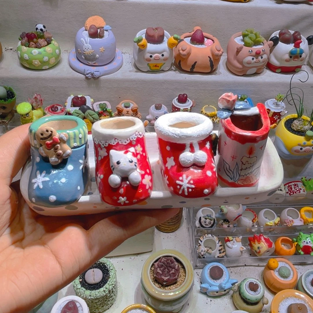 033纯手工制作重工盆盆38一只