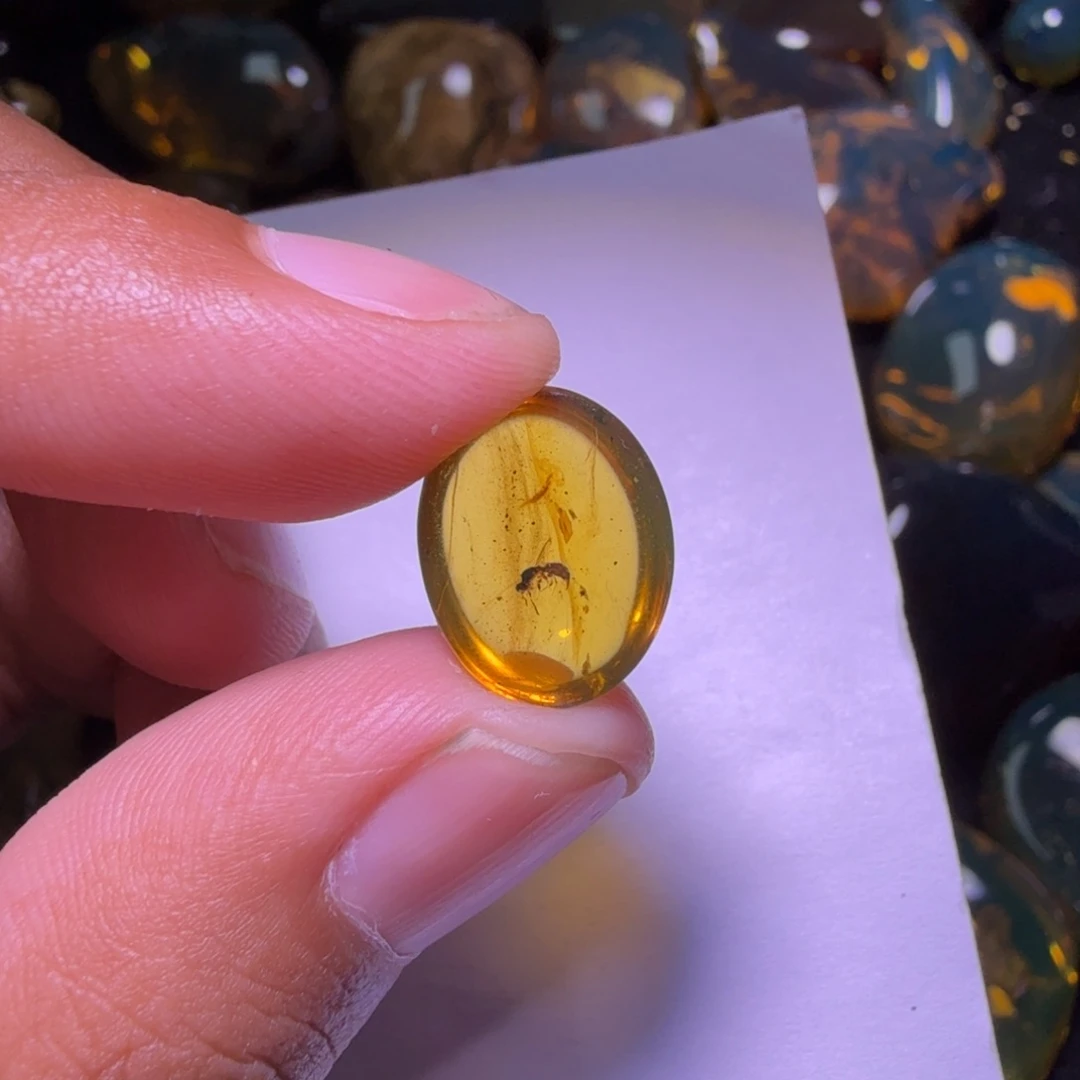 未镶嵌琥珀裸石24号