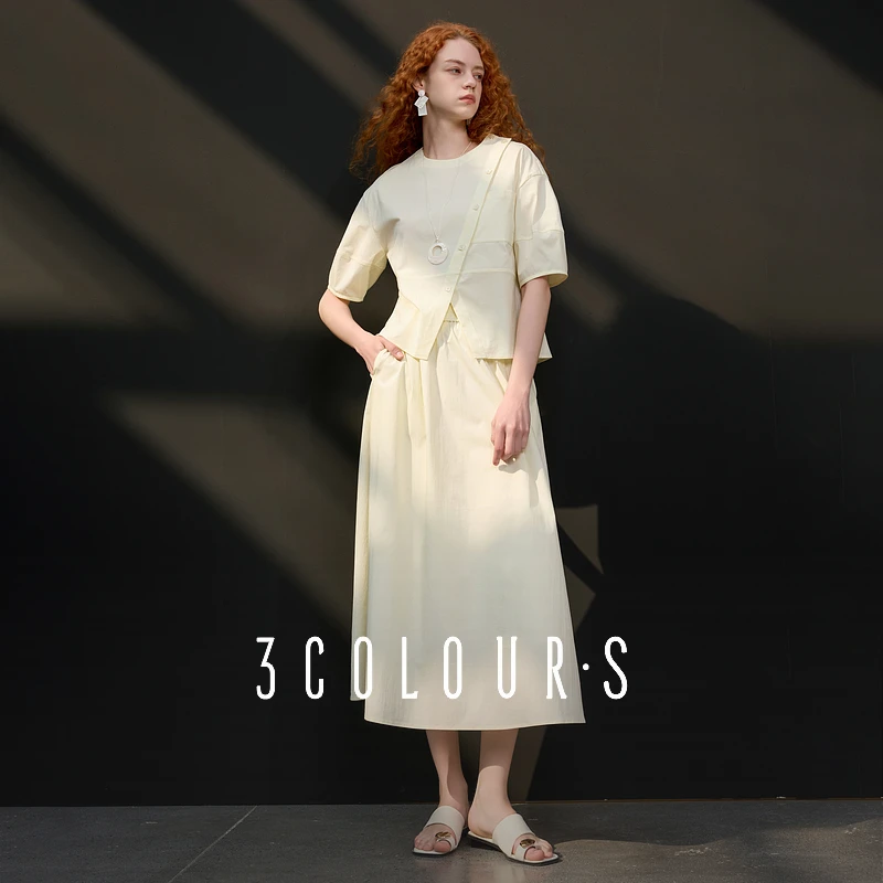 大瑶专属0886三彩新款长绒棉套装圆领衬衣套头衫D402FS108G00dbx