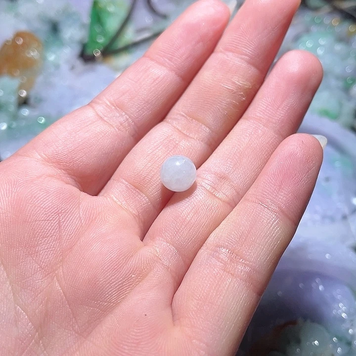 翡翠未镶嵌颈饰珑*天然