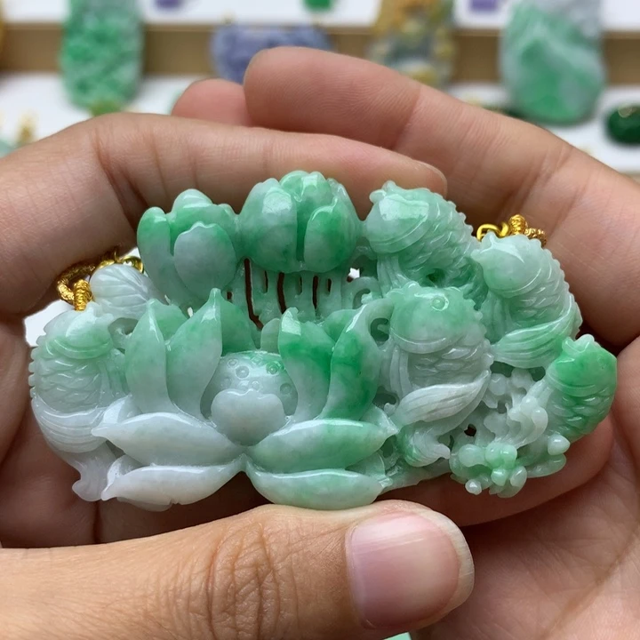 颈饰未镶嵌翡翠翡翠