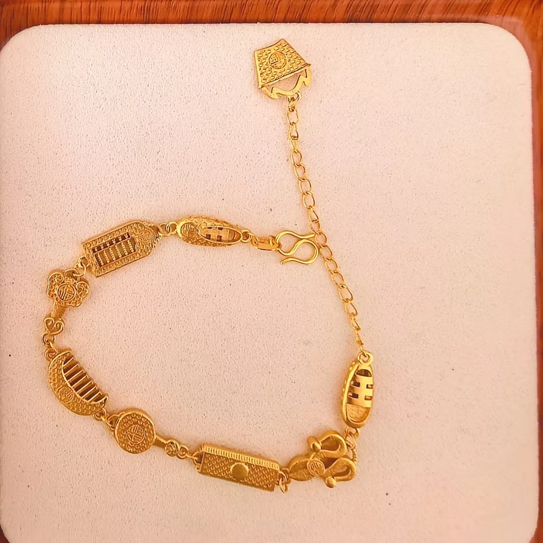手链 精工古法吉祥八宝传承手链 B-11601