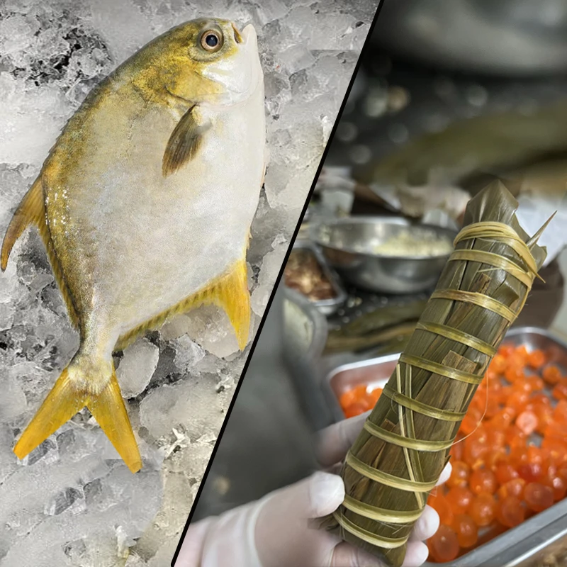 【买金鲳送鲍鱼海鲜粽】鲜活速冻非活发（不帮杀）广东海鱼