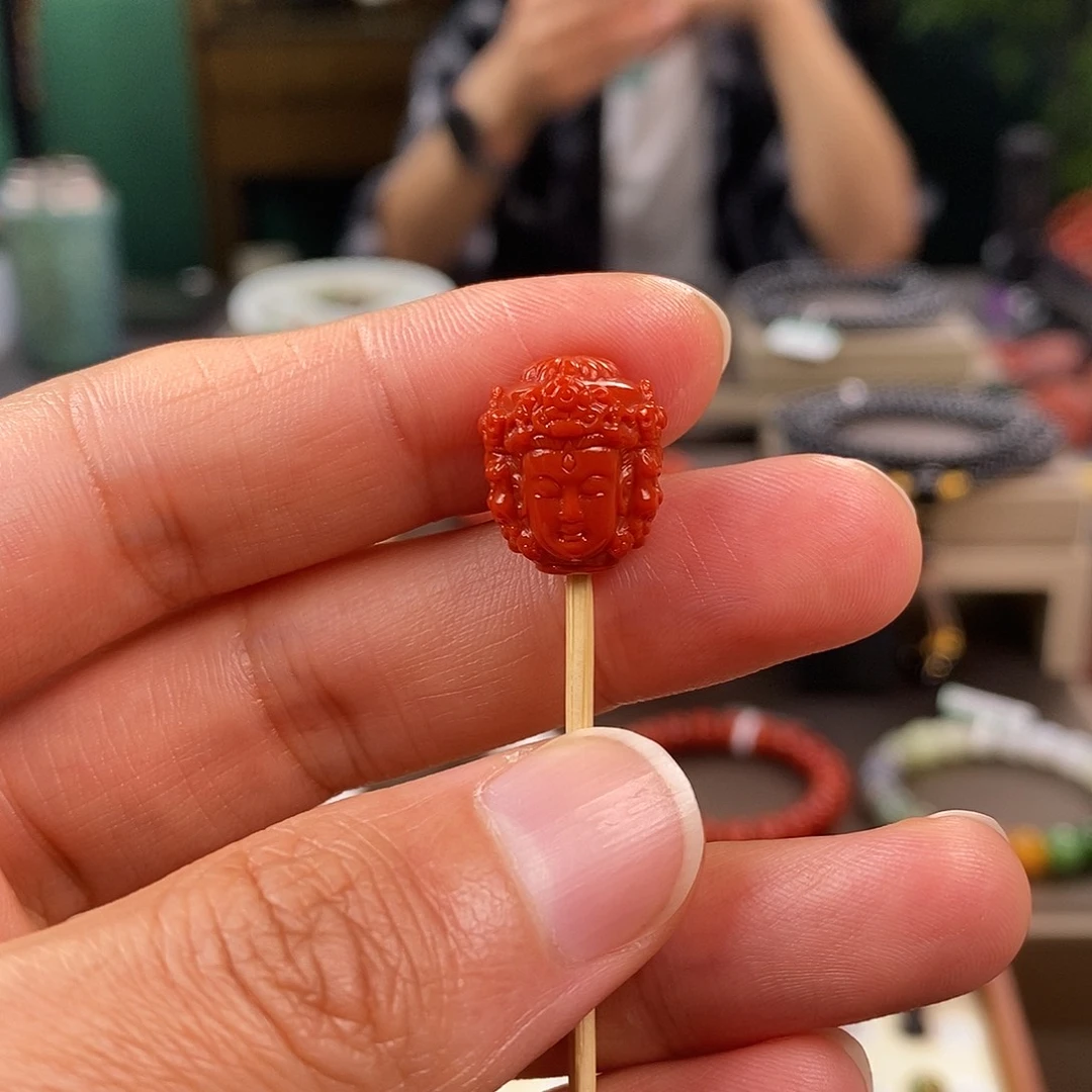 芸***龙南红玛瑙未镶嵌手串