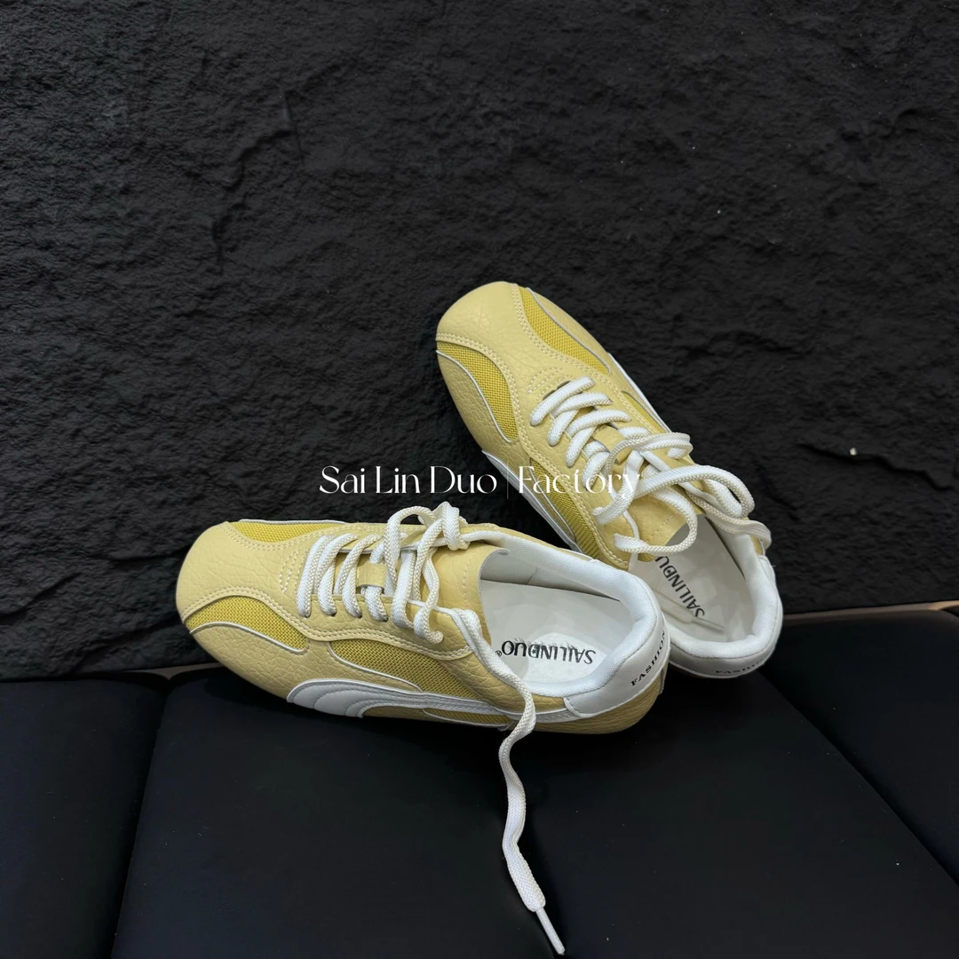 赛琳朵·小方头｜复古透气休闲鞋运动阿甘鞋女德训鞋766-17LY