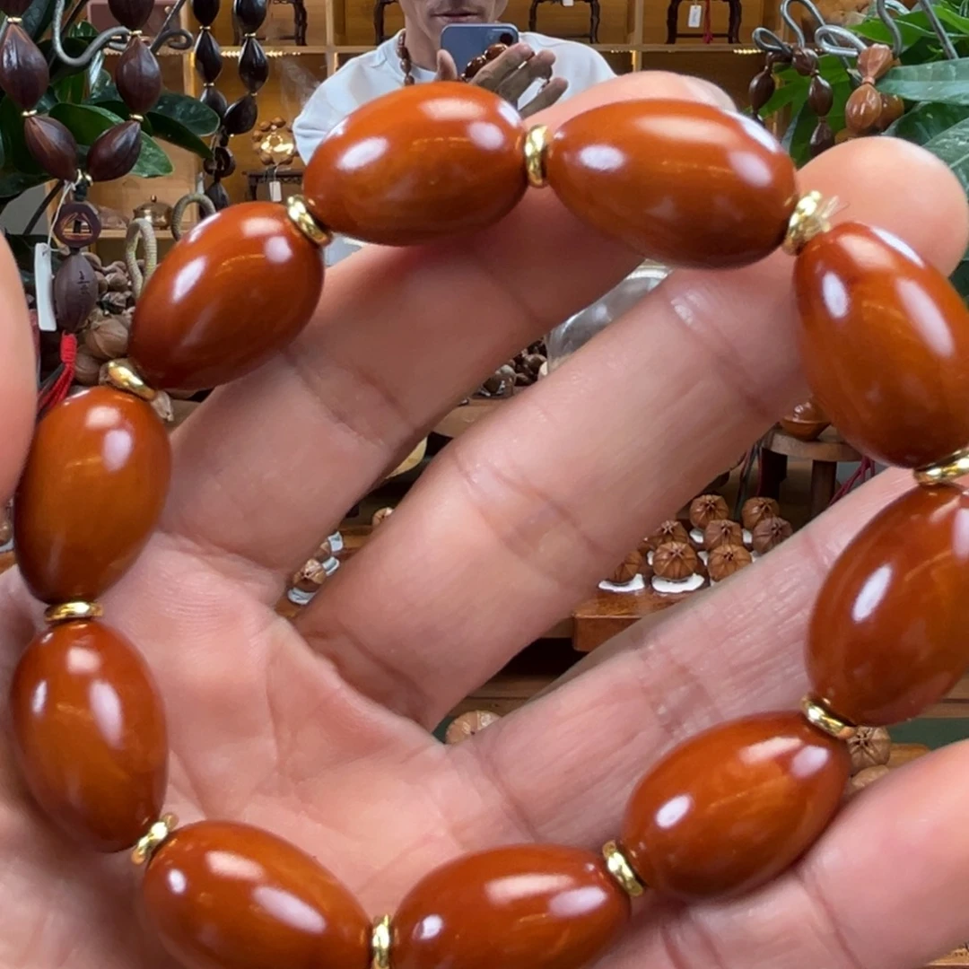 掌***物橄榄核手串/手链14尺寸