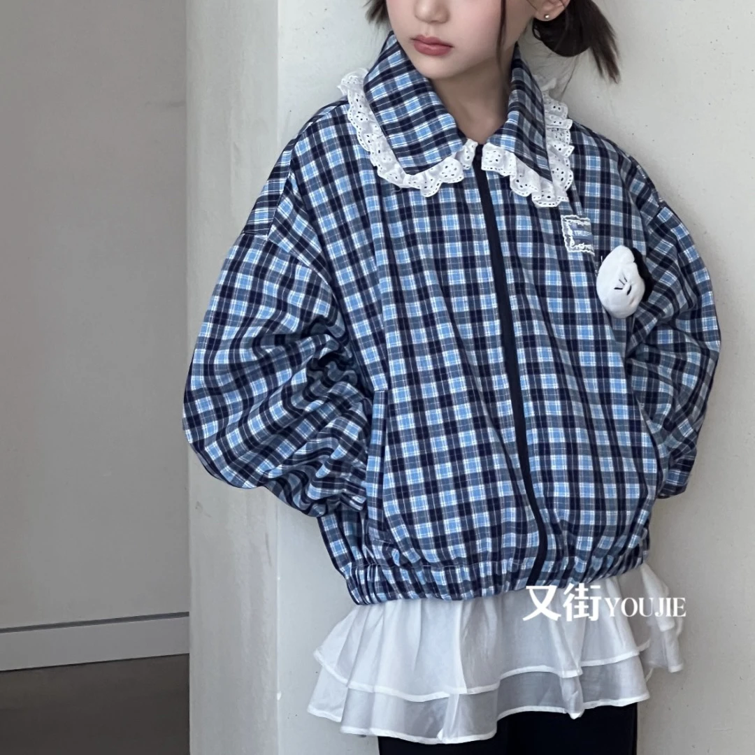 0435儿童格子外套