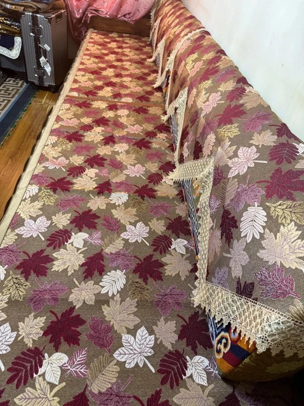 藏式防滑床垫叶子