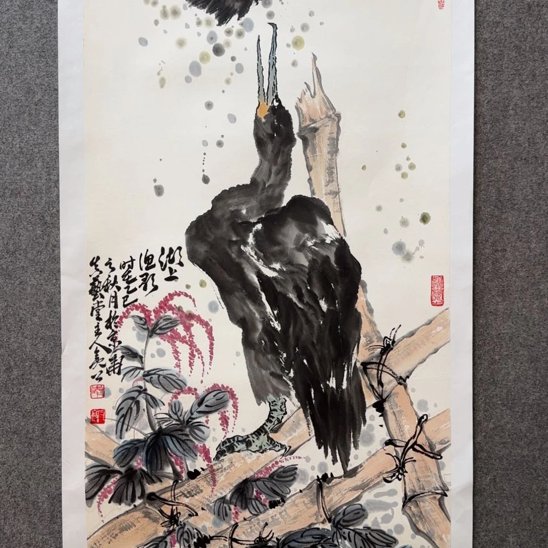 国画亮公老师手绘作品